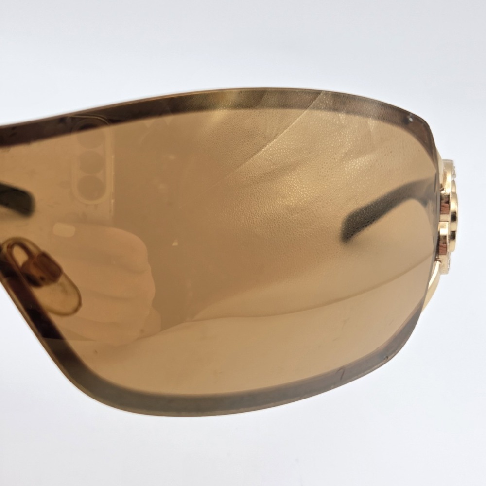 Vintage Chanel Camellia Gold Wrap Sunglasses 4164-B C.125/6H Authenticated - Picture 10 of 11